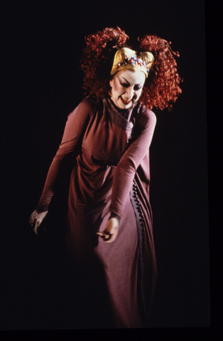 Helga Dernesch (Goneril), Lear, Aribert Reimann. San Francisco Opera, 1985-86. Photographer: Ron Scherl/San Francisco Opera.