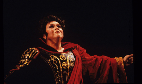 Marilyn Horne (Orlando), Orlando, George Frideric Handel. San Francisco Opera, 1985-86. Photographer: Ron Scherl/San Francisco Opera.