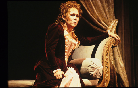 Renata Scotto (Charlotte), Werther, Jules Massenet. San Francisco Opera, 1985-86. Photographer: Ron Scherl/San Francisco Opera.