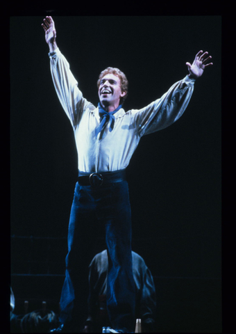 Dale Duesing (Billy Budd), Billy Budd, Benjamin Britten. San Francisco Opera, 1985-86. Photographer: Ron Scherl/San Francisco Opera.