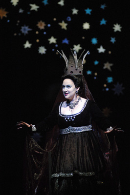 Suzanne Ramo (Queen of the Night), Die Zauberflӧte, Wolfgang Amadeus Mozart. San Francisco Opera, 2003-04. Photographer: Larry Merkle/San Francisco Opera.