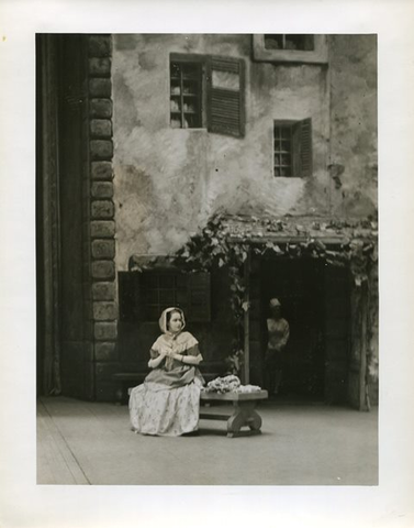 Manon, Jules Massenet. San Francisco Opera, 1939. Photographer: Lawrence B. Morton/San Francisco Opera.