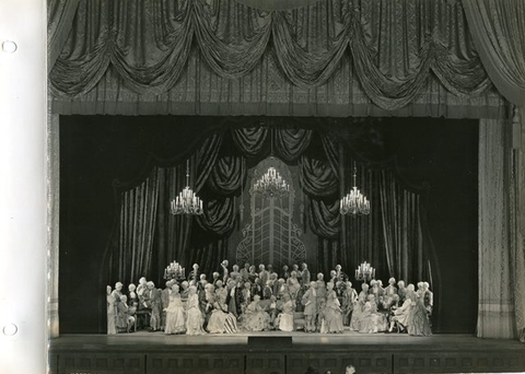 Manon, Jules Massenet. San Francisco Opera, 1939. Photographer: Lawrence B. Morton/San Francisco Opera.