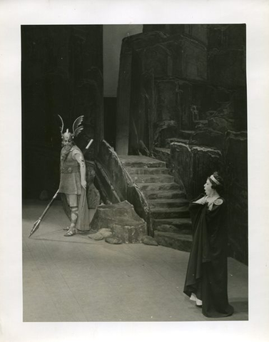 Die Walküre, Richard Wagner. San Francisco Opera, 1939. Photographer: Lawrence B. Morton/San Francisco Opera.