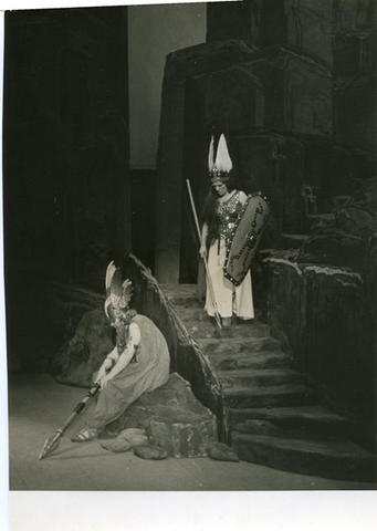 Die Walküre, Richard Wagner. San Francisco Opera, 1939. Photographer: Lawrence B. Morton/San Francisco Opera.