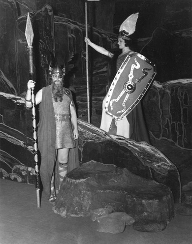 Die Walküre, Richard Wagner. San Francisco Opera, 1939. Photographer: Unknown/San Francisco Opera.