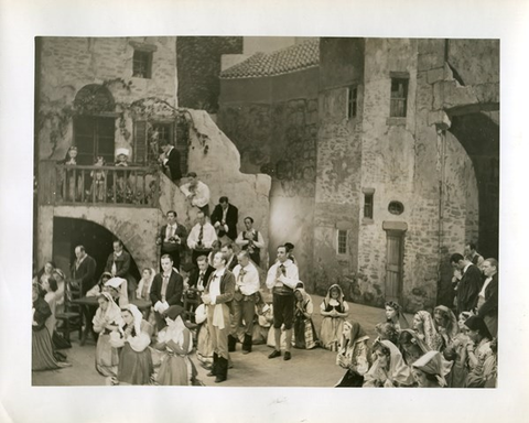 Cavalleria Rusticana, Pietro Mascagni. San Francisco Opera, 1939. Photographer: Lawrence B. Morton/San Francisco Opera.