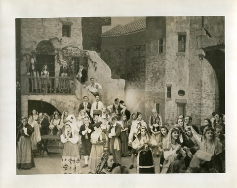 Cavalleria Rusticana, Pietro Mascagni. San Francisco Opera, 1939. Photographer: Lawrence B. Morton/San Francisco Opera.