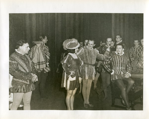 Rigoletto, Giuseppe Verdi. San Francisco Opera, 1939. Photographer: Lawrence B. Morton/San Francisco Opera.