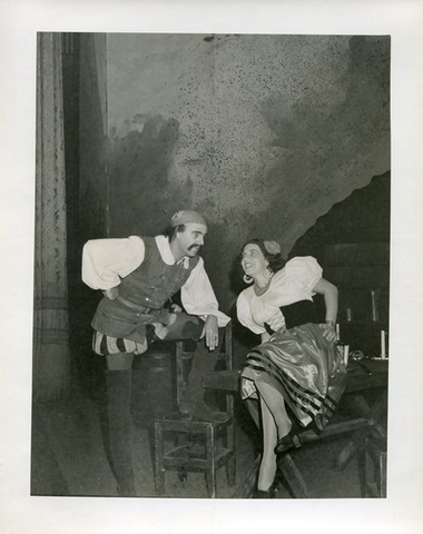 Rigoletto, Giuseppe Verdi. San Francisco Opera, 1939. Photographer: Lawrence B. Morton/San Francisco Opera.