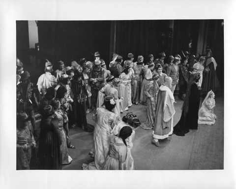 Otello, Giuseppe Verdi. San Francisco Opera, 1939. Photographer: Lawrence B. Morton/San Francisco Opera.