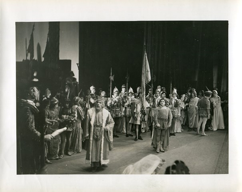 Otello, Giuseppe Verdi. San Francisco Opera, 1939. Photographer: Lawrence B. Morton/San Francisco Opera.