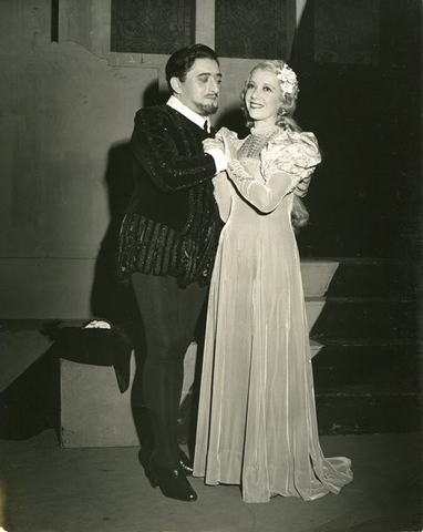 Rigoletto, Giuseppe Verdi. San Francisco Opera, 1941. Photographer: Lawrence B. Morton/San Francisco Opera.