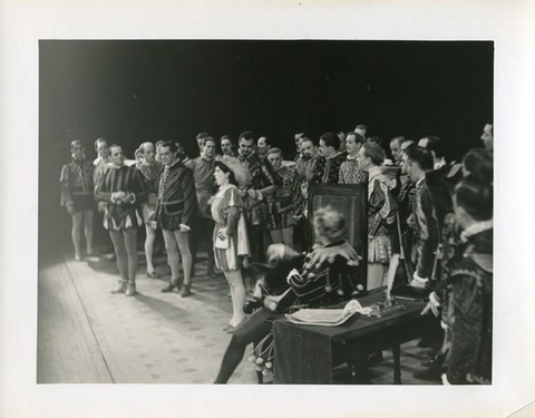 Rigoletto, Giuseppe Verdi. San Francisco Opera, 1941. Photographer: Lawrence B. Morton/San Francisco Opera.