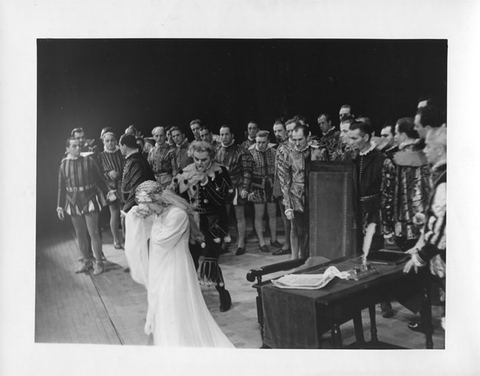 Rigoletto, Giuseppe Verdi. San Francisco Opera, 1941. Photographer: Lawrence B. Morton/San Francisco Opera.