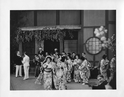 Madama Butterfly, Giacomo Puccini. San Francisco Opera, 1941. Photographer: Lawrence B. Morton/San Francisco Opera.