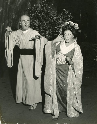 Madama Butterfly, Giacomo Puccini. San Francisco Opera, 1941. Photographer: Lawrence B. Morton/San Francisco Opera.