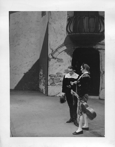 Il Barbiere di Siviglia, Gioachino Rossini. San Francisco Opera, 1941. Photographer: Lawrence B. Morton/San Francisco Opera.