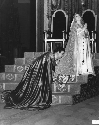 Tannhäuser, Richard Wagner. San Francisco Opera, 1941. Photographer: Lawrence B. Morton/San Francisco Opera.