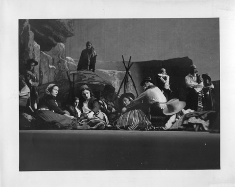 Carmen, Georges Bizet. San Francisco Opera, 1941. Photographer: Lawrence B. Morton/San Francisco Opera.