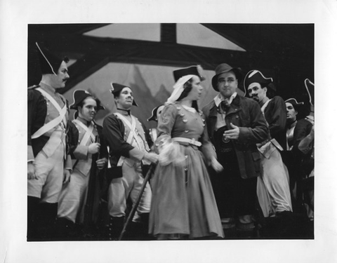 La Fille du Régiment, Gaetano Donizetti. San Francisco Opera, 1942. Photographer: Lawrence B. Morton/San Francisco Opera.