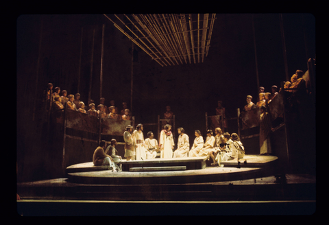 Ensemble, The Passion According to St. Matthew, Johann Sebastian Bach. San Francisco Opera/SPOT, 1976-77. Photographer: Ron Scherl/San Francisco Opera.