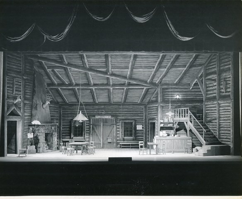 La Fanciulla del West, Giacomo Puccini. San Francisco Opera, 1943. Photographer: R. Strohmeyer/San Francisco Opera.