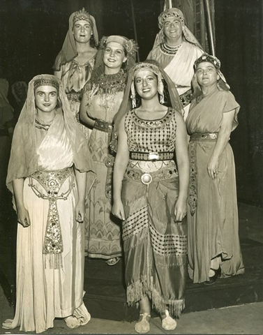 Aida, Giuseppe Verdi. San Francisco Opera, 1944. Photographer: R. Strohmeyer/San Francisco Opera.