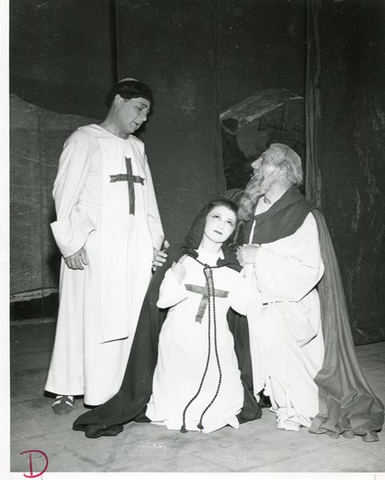 La Forza del Destino, Giuseppe Verdi. San Francisco Opera, 1944. Photographer: R. Strohmeyer/San Francisco Opera.