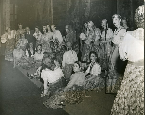 La Forza del Destino, Giuseppe Verdi. San Francisco Opera, 1944. Photographer: R. Strohmeyer/San Francisco Opera.