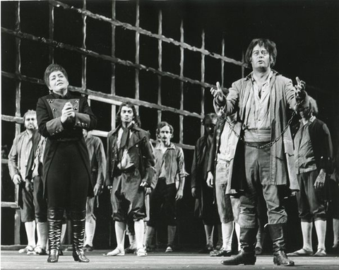 Fidelio, Ludwig van Beethoven. San Francisco Opera, 1969. Photographer: Pete Peters/San Francisco Opera.