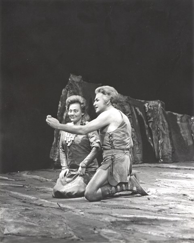 Götterdämmerung, Richard Wagner. San Francisco Opera, 1969. Photographer: Pete Peters/San Francisco Opera.