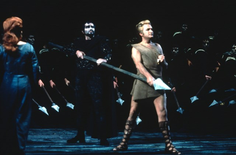 Götterdämmerung, Richard Wagner. San Francisco Opera, 1969. Photographer: Robert Cahen/San Francisco Opera.