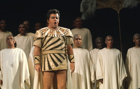 Aida, Giuseppe Verdi. San Francisco Opera, 1969. Photographer: Unknown/San Francisco Opera.