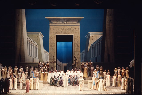 Aida, Giuseppe Verdi. San Francisco Opera, 1969. Photographer: Unknown/San Francisco Opera.