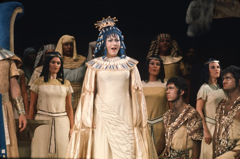 Aida, Giuseppe Verdi. San Francisco Opera, 1969. Photographer: Unknown/San Francisco Opera.