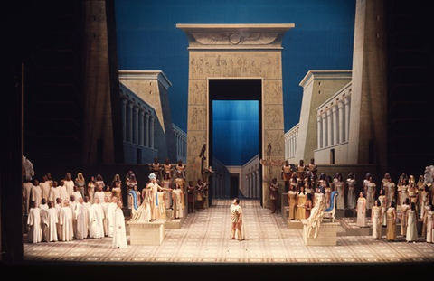 Aida, Giuseppe Verdi. San Francisco Opera, 1969. Photographer: Unknown/San Francisco Opera.