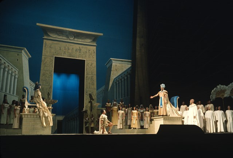 Aida, Giuseppe Verdi. San Francisco Opera, 1969. Photographer: Unknown/San Francisco Opera.