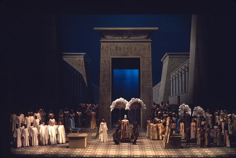 Aida, Giuseppe Verdi. San Francisco Opera, 1969. Photographer: Unknown/San Francisco Opera.