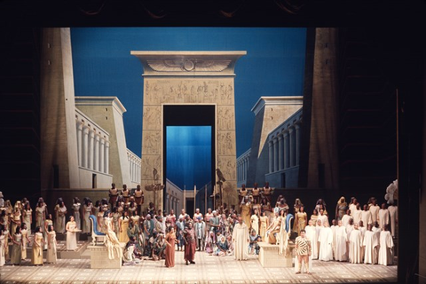 Aida, Giuseppe Verdi. San Francisco Opera, 1969. Photographer: Unknown/San Francisco Opera.