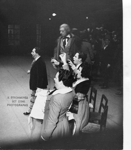 La Bohème, Giacomo Puccini. San Francisco Opera, 1945. Photographer: R. Strohmeyer/San Francisco Opera.