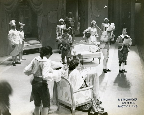 Der Rosenkavalier, Richard Strauss. San Francisco Opera, 1945. Photographer: R. Strohmeyer/San Francisco Opera.