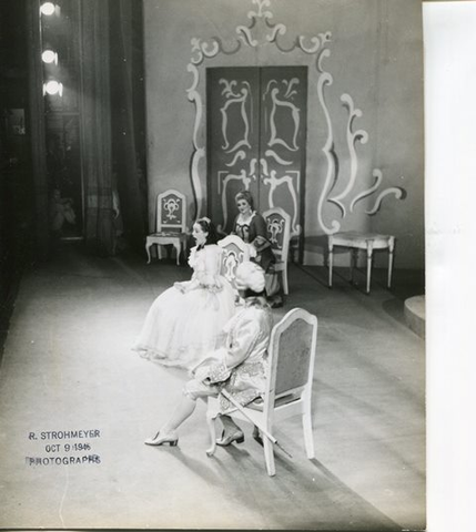 Der Rosenkavalier, Richard Strauss. San Francisco Opera, 1945. Photographer: R. Strohmeyer/San Francisco Opera.