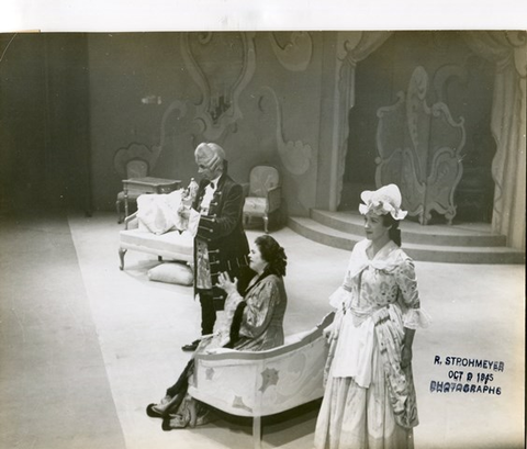 Der Rosenkavalier, Richard Strauss. San Francisco Opera, 1945. Photographer: R. Strohmeyer/San Francisco Opera.